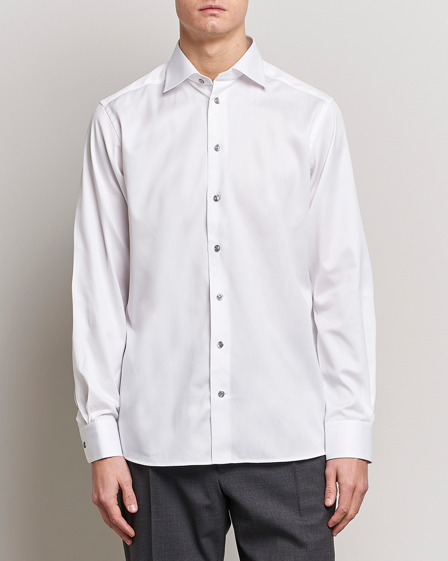 Herre | Skjorter | Eton | Contemporary Fit Signature Twill Shirt White