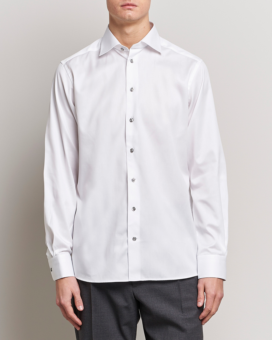 Herre | Klær | Eton | Contemporary Fit Signature Twill Shirt White