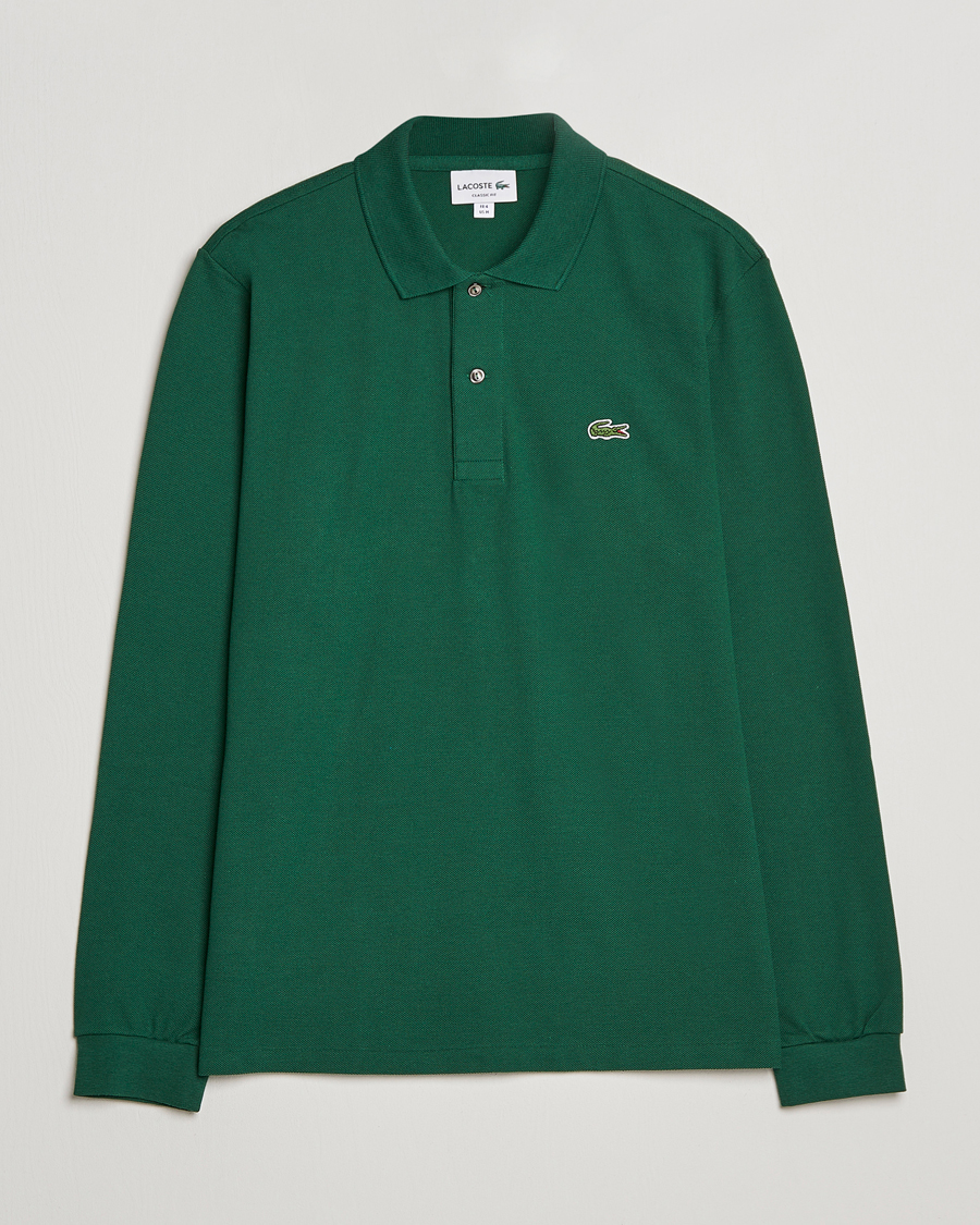 Herre | Gensere | Lacoste | Long Sleeve Piké Green