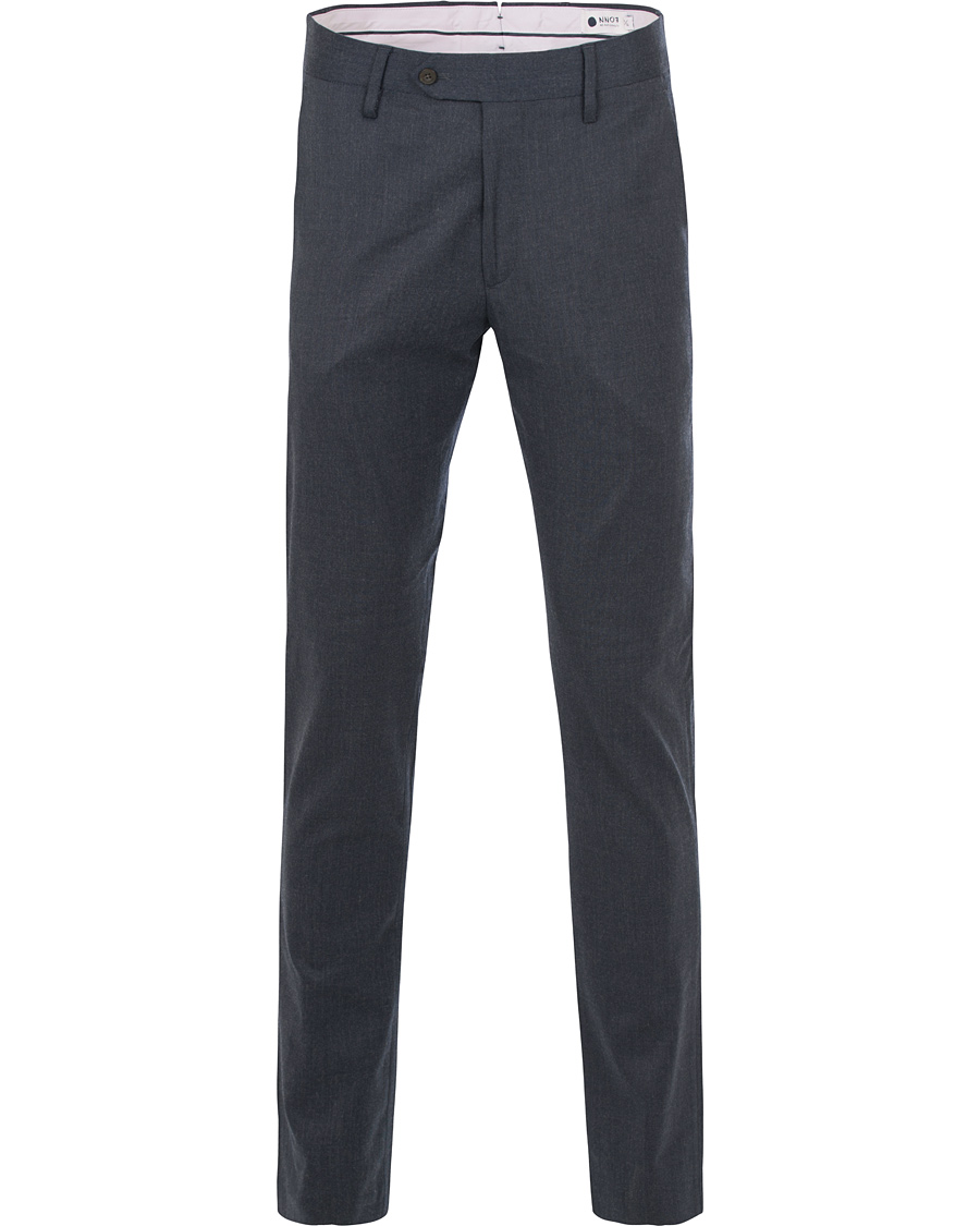 Herre | Bukser | NN07 | New Theo 1249 Wool Trousers Light Navy