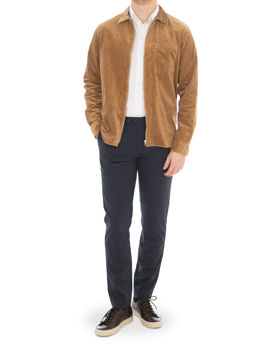 Herre | Bukser | NN07 | New Theo 1249 Wool Trousers Light Navy