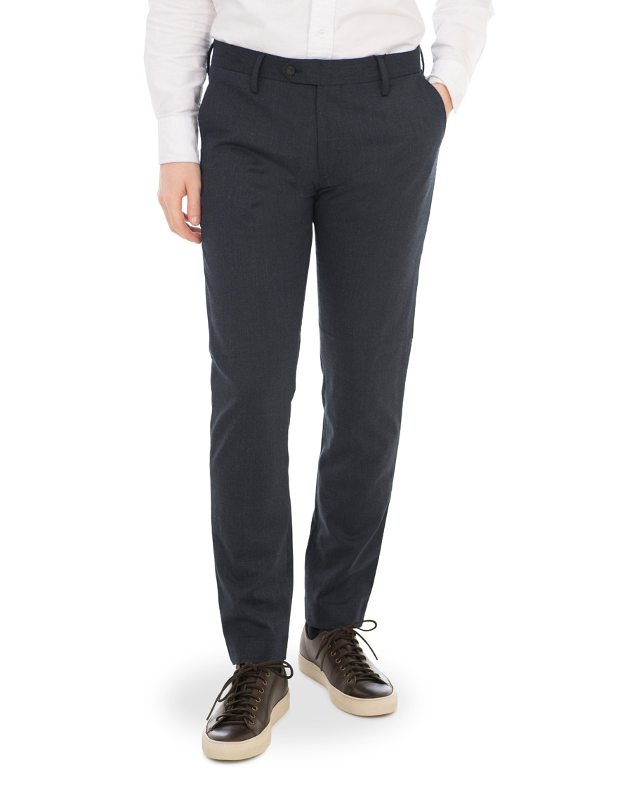 Herre | Bukser | NN07 | New Theo 1249 Wool Trousers Light Navy