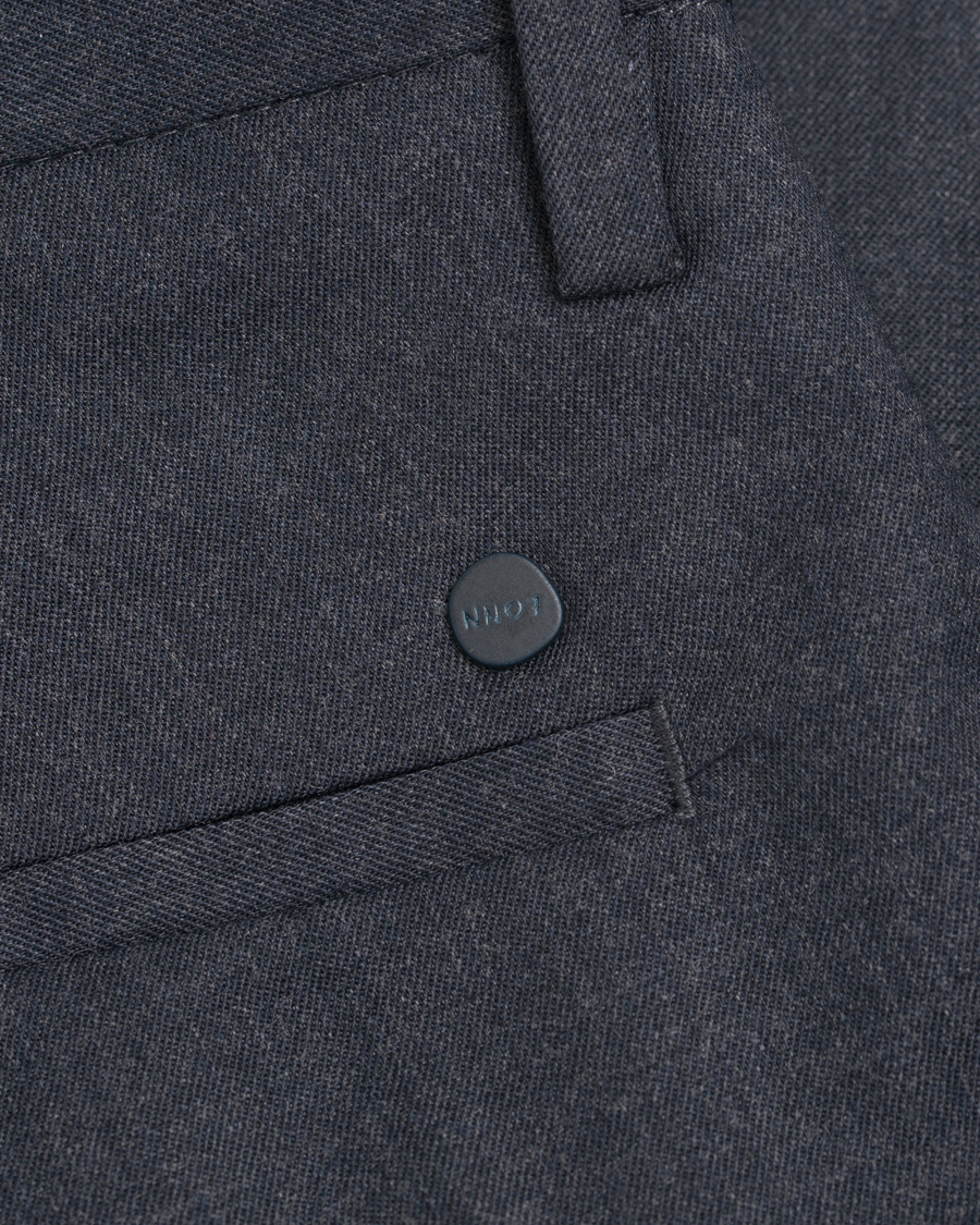 Herre | Bukser | NN07 | New Theo 1249 Wool Trousers Light Navy