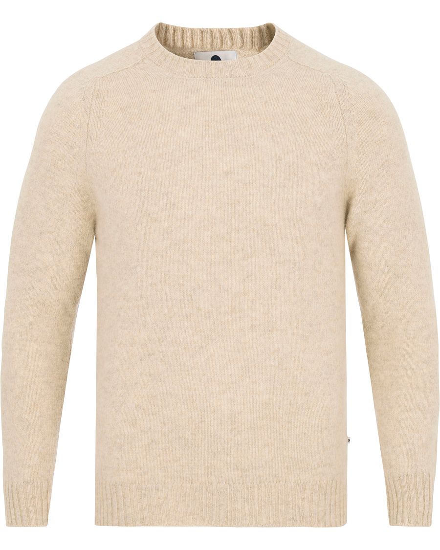 Herre | Gensere | NN07 | Nathan Lambswool Crew Neck Pale Grey