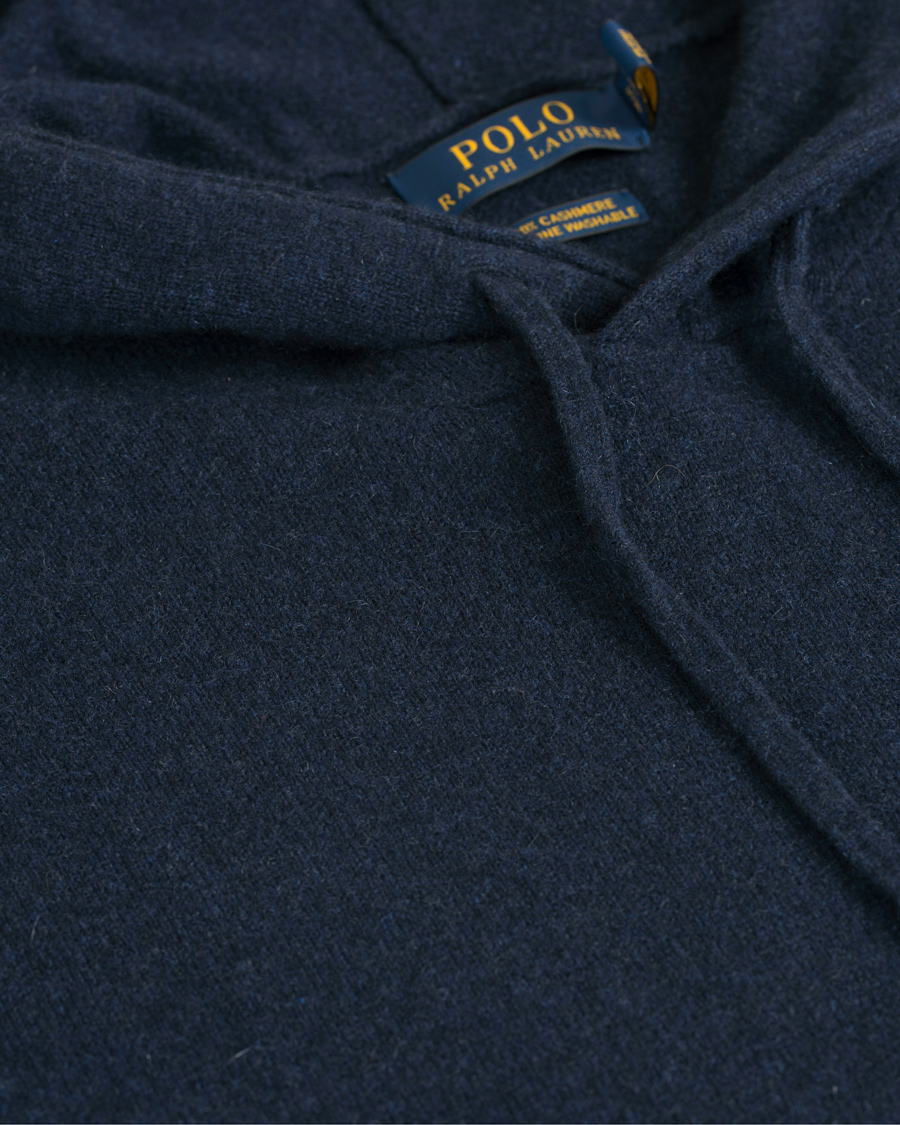 Herre | Gensere | Polo Ralph Lauren | Cashmere Hoodie Navy