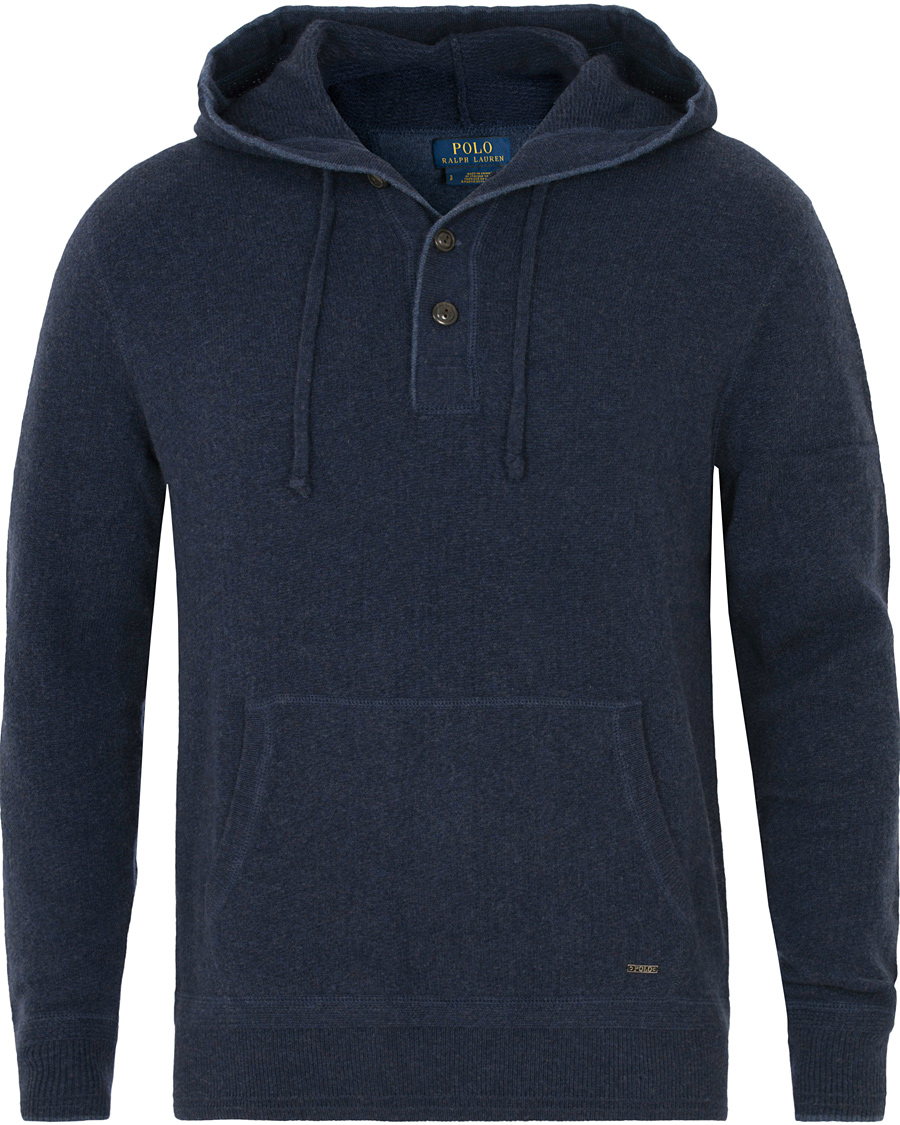 Herre | Gensere | Polo Ralph Lauren | Half Button Hoodie Navy