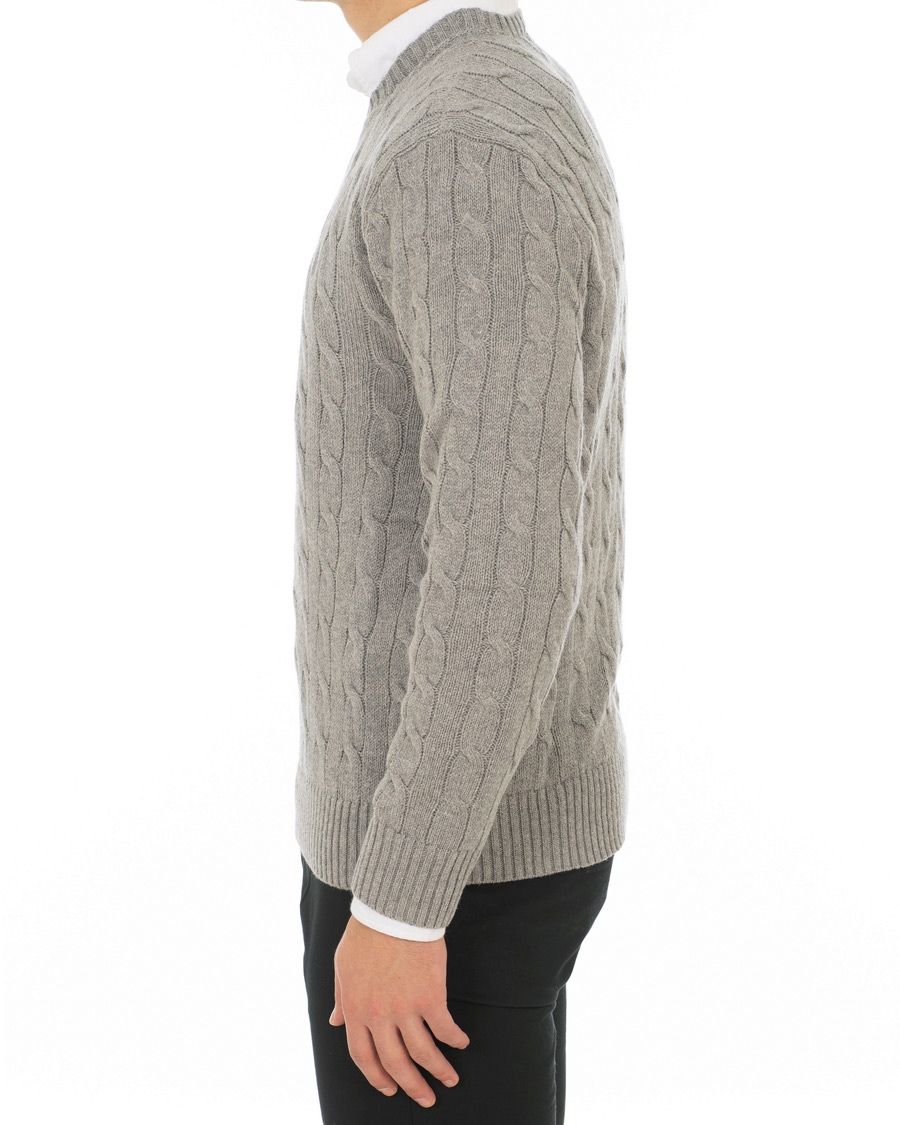 Herre | Gensere | Polo Ralph Lauren | Cotton Cable Crew Neck Andover Heather