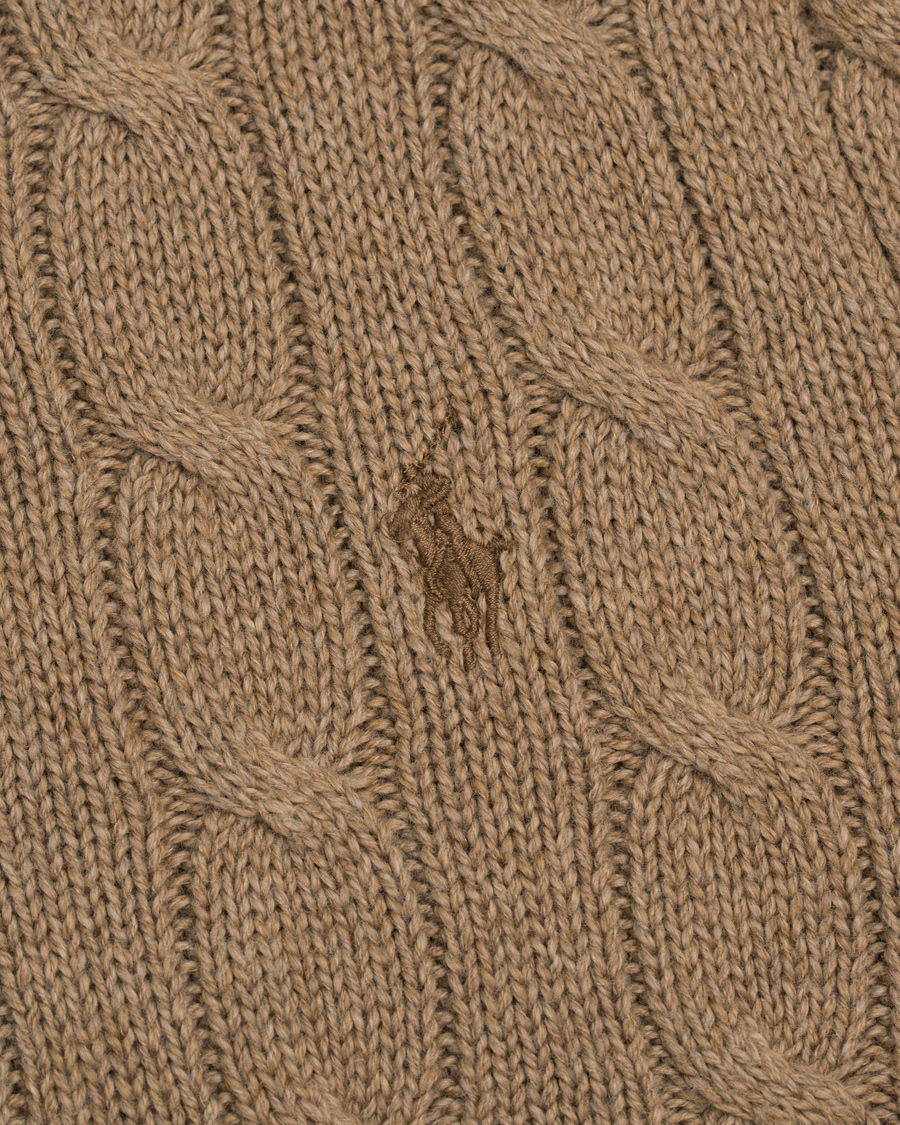 Herre | Gensere | Polo Ralph Lauren | Cotton Cable Crew Neck Fall Sand Heather