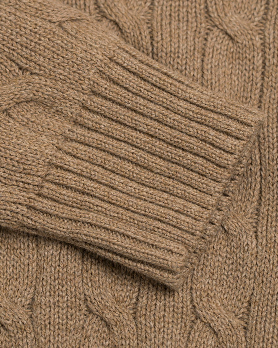 Herre | Gensere | Polo Ralph Lauren | Cotton Cable Crew Neck Fall Sand Heather