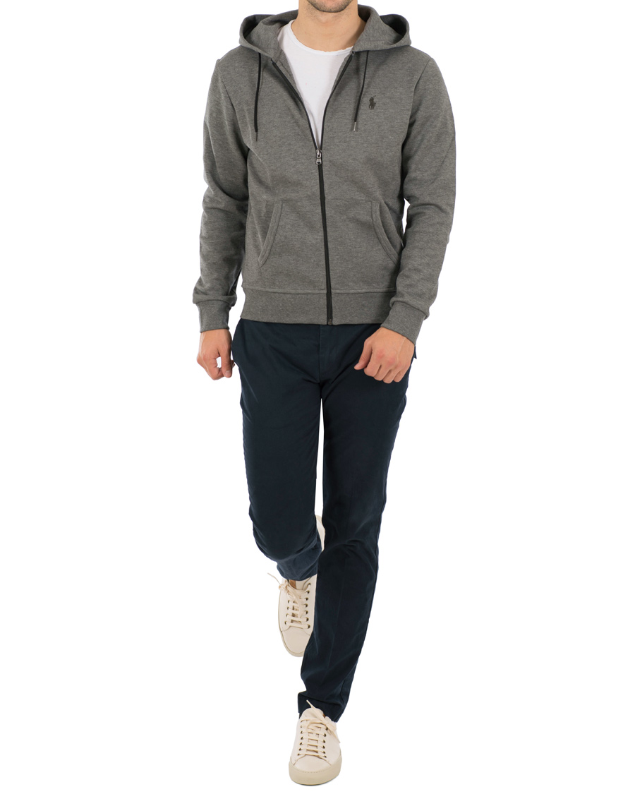 Herre | Gensere | Polo Ralph Lauren | Full Zip Hoodie Foster Grey