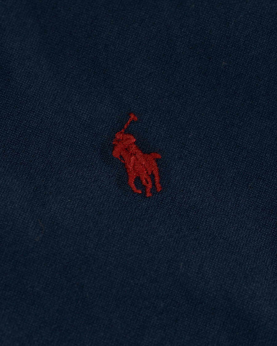 Herre | Skjorter | Polo Ralph Lauren | Slim Fit Garment Dyed Oxford Shirt Windsor Navy