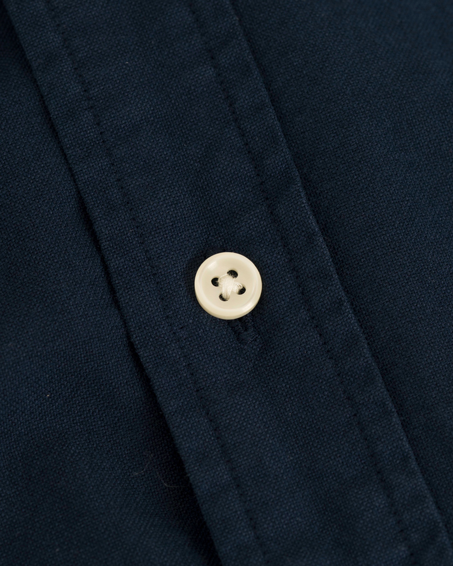 Herre | Skjorter | Polo Ralph Lauren | Slim Fit Garment Dyed Oxford Shirt Windsor Navy