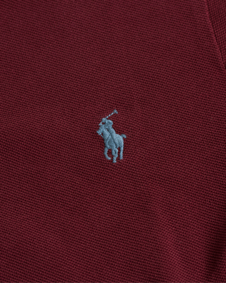 Herre | Pikéer | Polo Ralph Lauren | Slim Fit Pima Cotton Polo Fall Burgundy