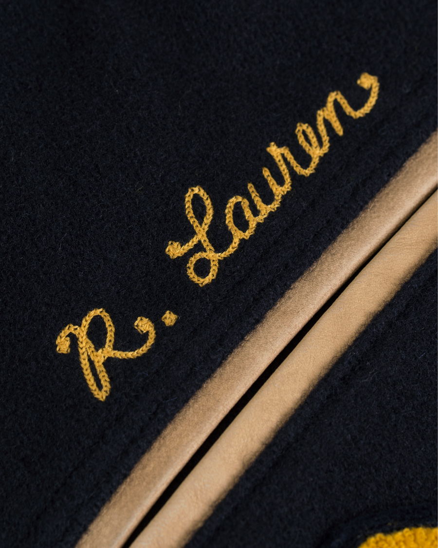 Herre | Jakker | Polo Ralph Lauren | Varsity Wool Jacket Collection Navy
