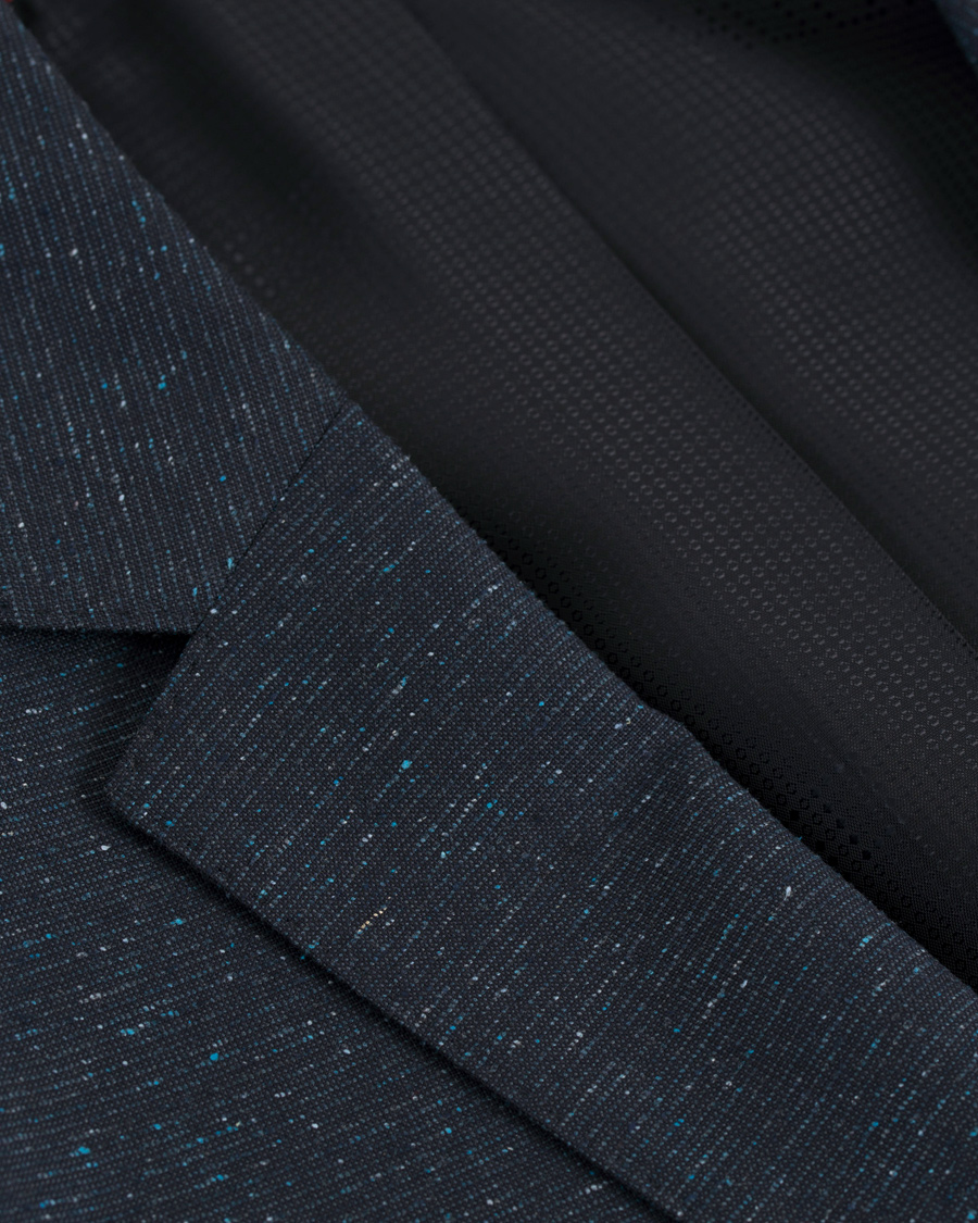 Herre | Dresser | HUGO | Arti Hesten Wool/Silk Donegal Suit Navy