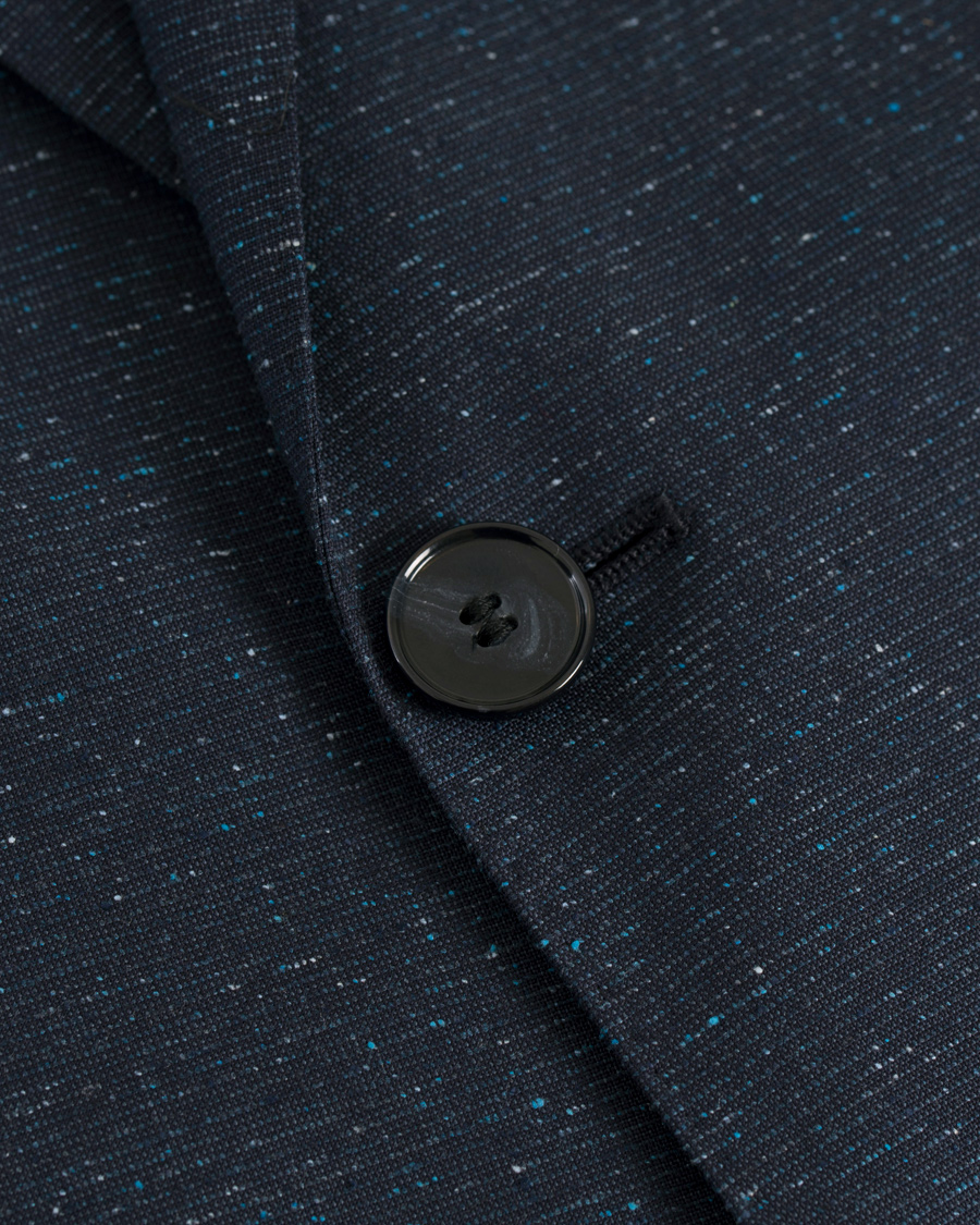 Herre | Dresser | HUGO | Arti Hesten Wool/Silk Donegal Suit Navy