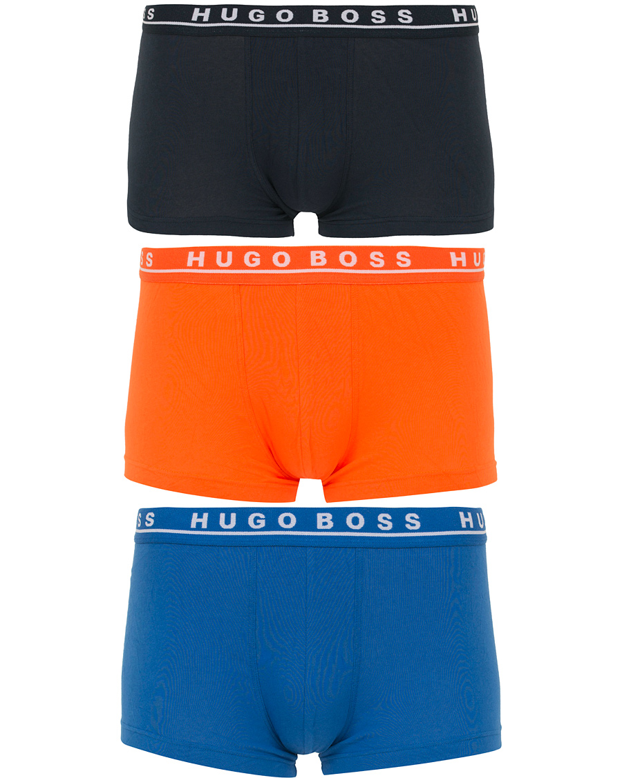 Herre | Undertøy | BOSS BLACK | BOSS 3-Pack Trunk Orange/Blue/Black