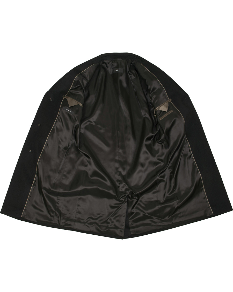 Herre | Jakker | BOSS BLACK | BOSS Stratus Wool/Cashmere Coat Black