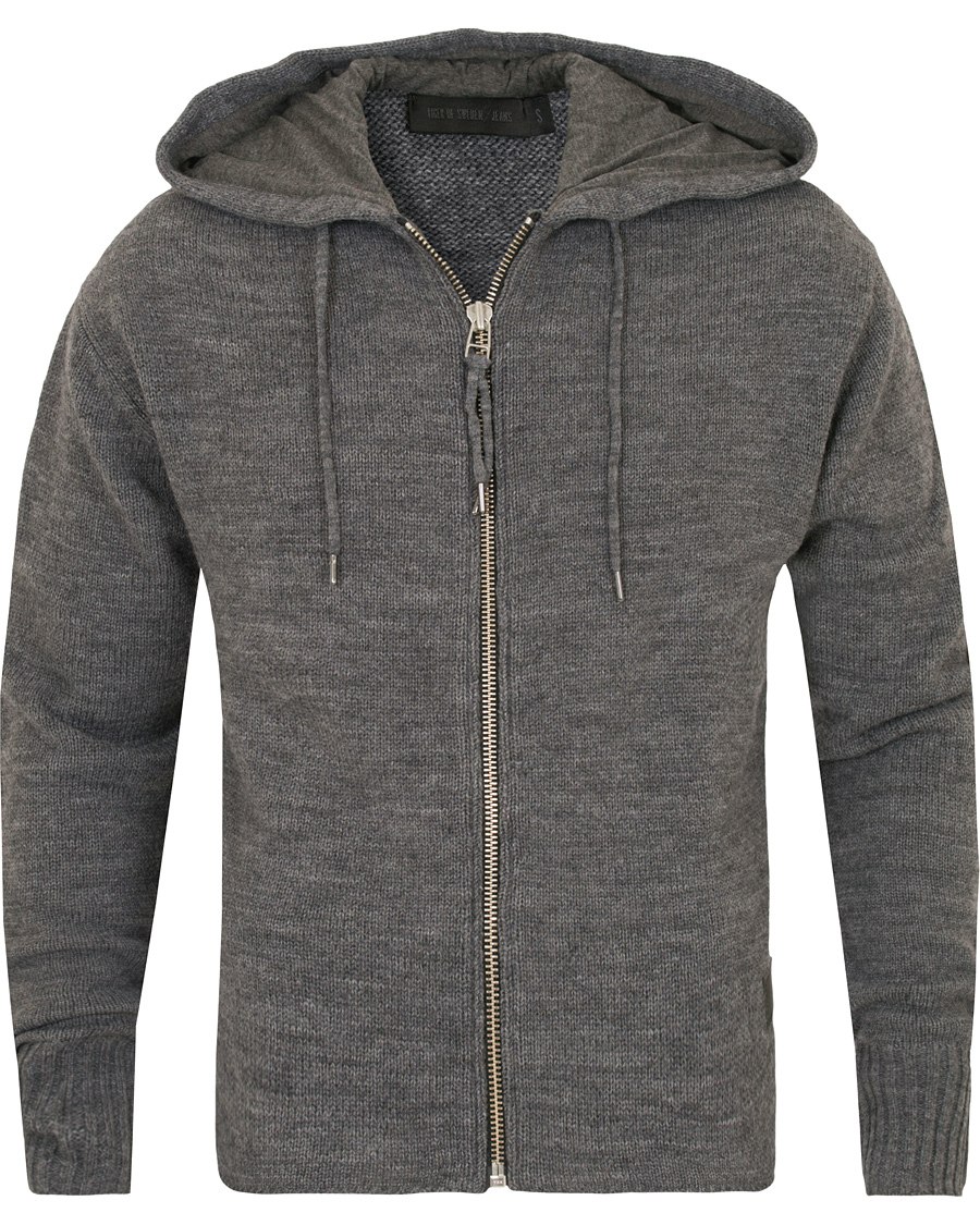 Herre | Gensere | Tiger of Sweden Jeans | Syl Plain Full Zip Hoodie Grey