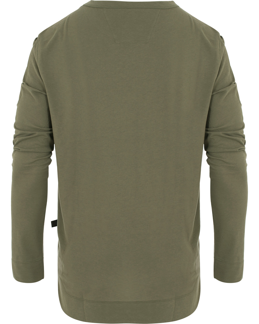 Herre | T-Shirts | Tiger of Sweden Jeans | Trasher Long Sleeve Tee Green