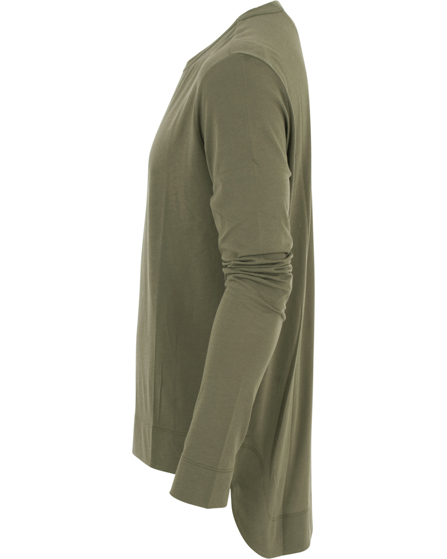 Herre | T-Shirts | Tiger of Sweden Jeans | Trasher Long Sleeve Tee Green