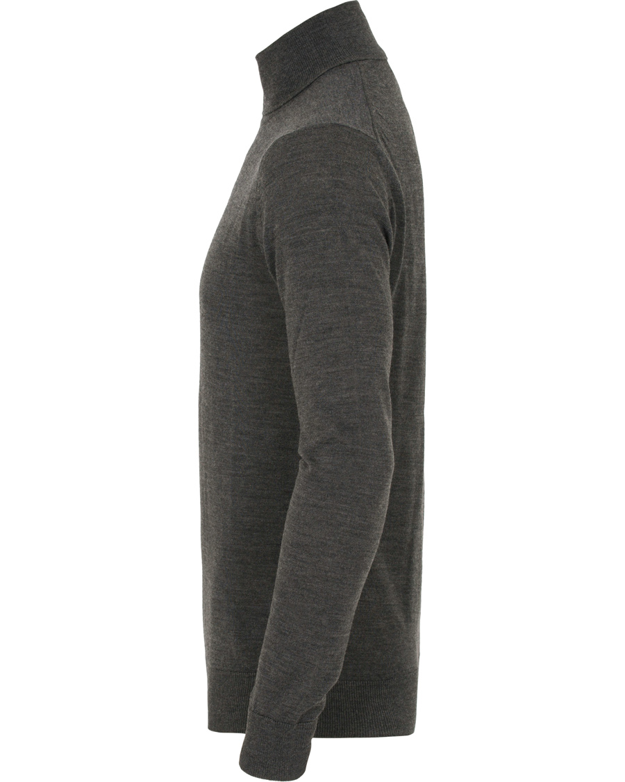 Herre | Gensere | Tiger of Sweden | Visavi Extra Fine Merino Polo Dark Grey