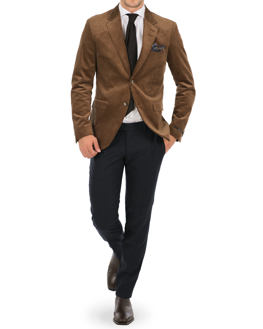 Herre | Dressjakker | Tiger of Sweden | Lamonte Corduroy Blazer Brown