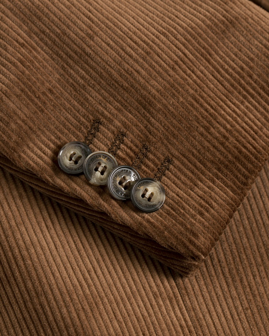 Herre | Dressjakker | Tiger of Sweden | Lamonte Corduroy Blazer Brown