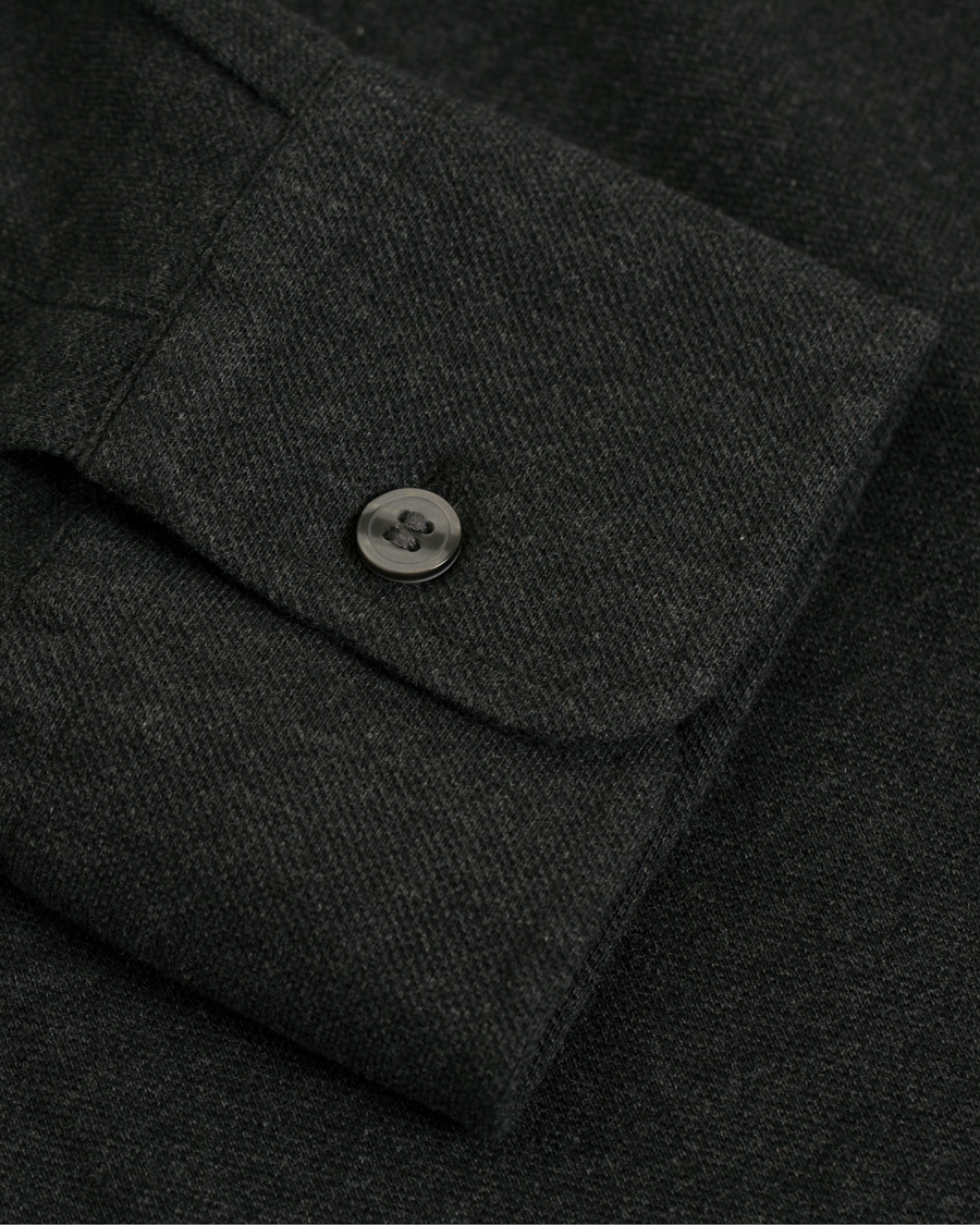 Herre | Skjorter | Tiger of Sweden | Donald Pique Shirt Charcoal