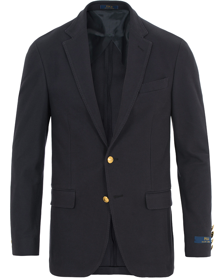 Herre | Dressjakker | Polo Ralph Lauren | Knit Mesh Blazer Navy