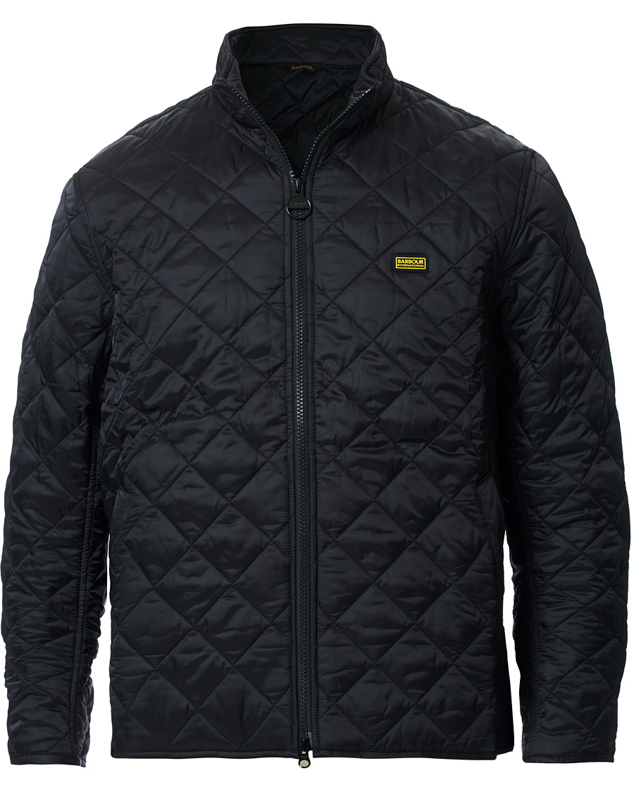 Barbour international gear quilted jacket navy deals