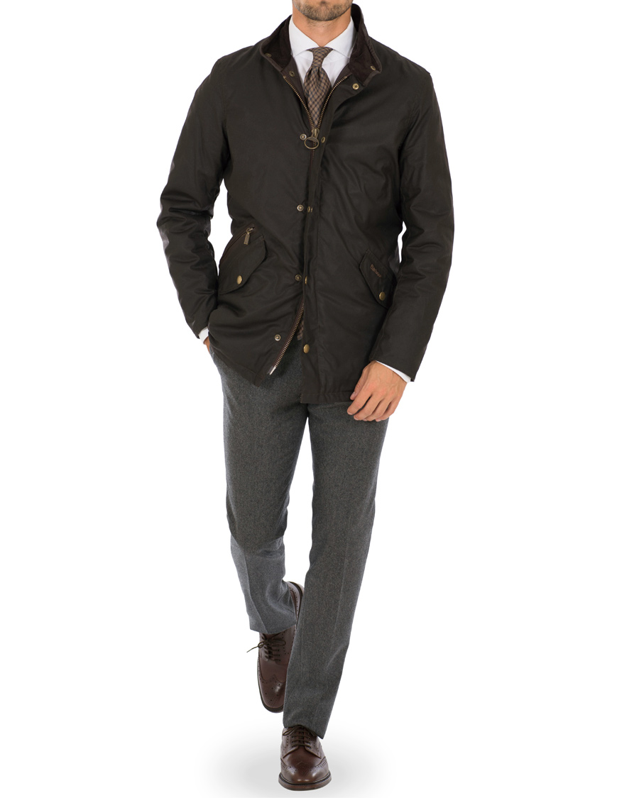 Herre | Jakker | Barbour Lifestyle | Prestbury Wax Jacket Rustic