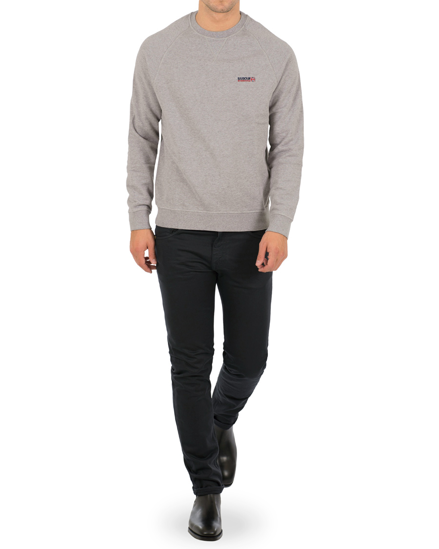 Herre | Gensere | Barbour International | Indicator Crew Neck Sweater Grey Marl