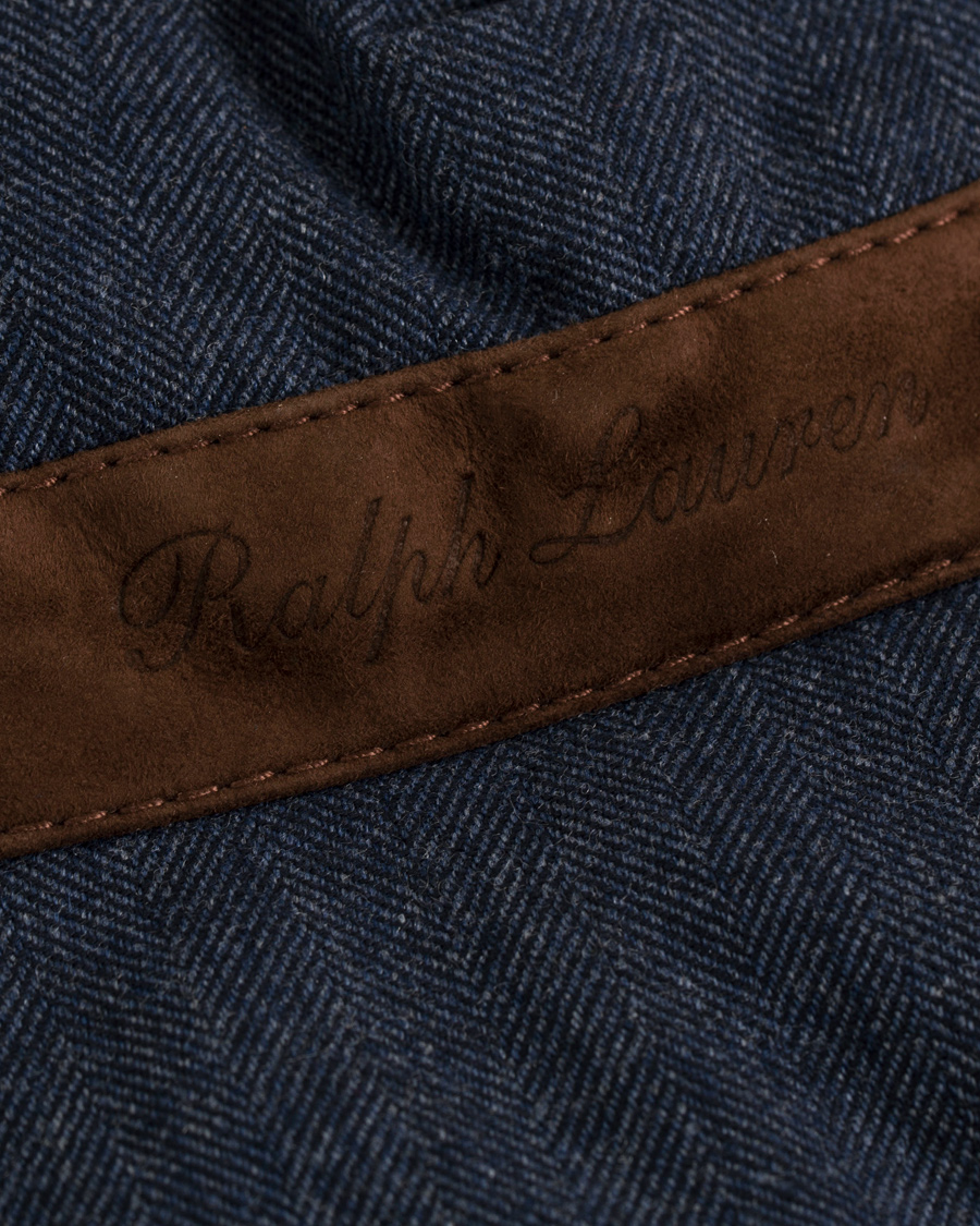 Herre | Jakker | Ralph Lauren Purple Label | Lloyd Down Filled Wool Vest Dark French Blue