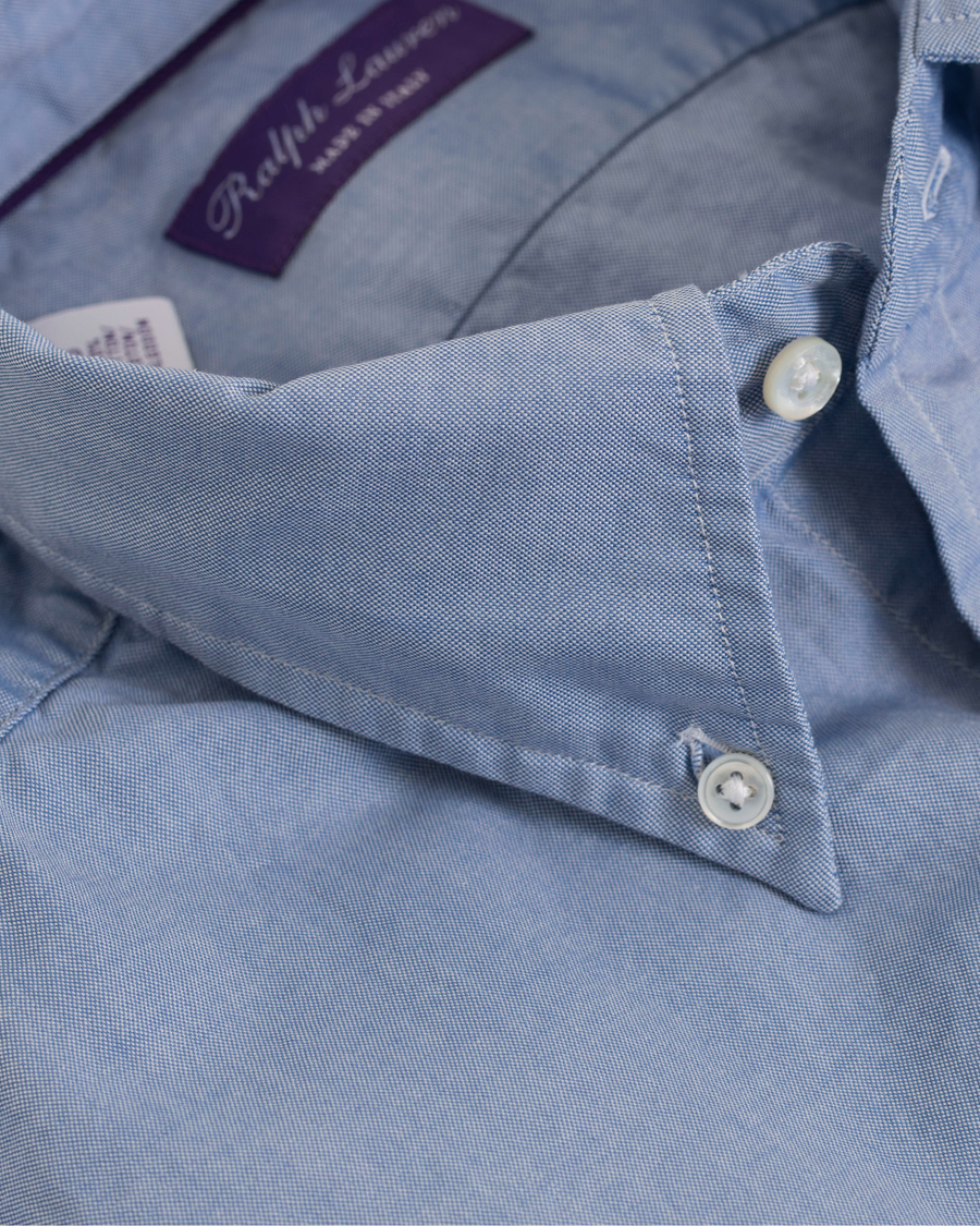 Herre | Skjorter | Ralph Lauren Purple Label | Oxford Shirt Light Blue