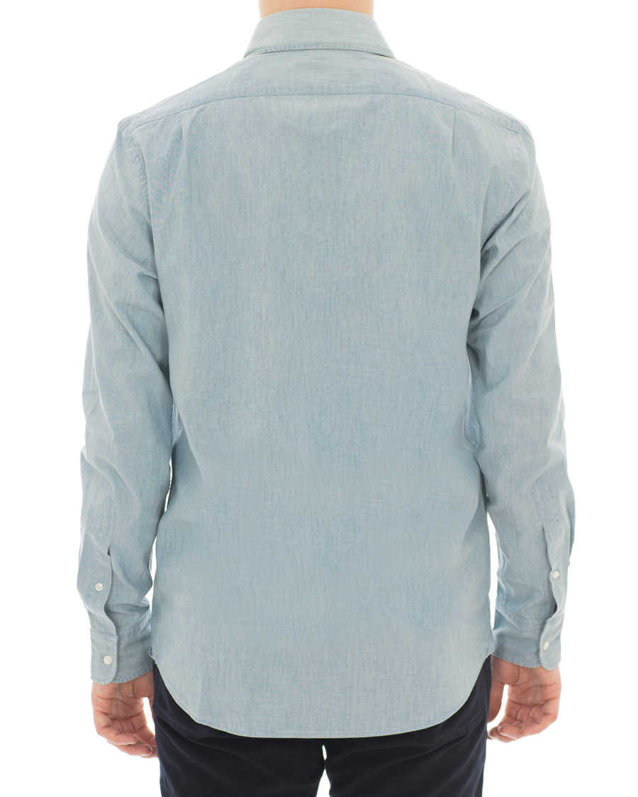 Herre | Skjorter | Ralph Lauren Purple Label | Chambray Shirt Light Bermuda Wash