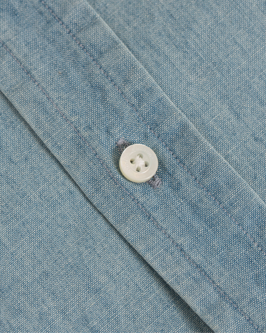 Herre | Skjorter | Ralph Lauren Purple Label | Chambray Shirt Light Bermuda Wash