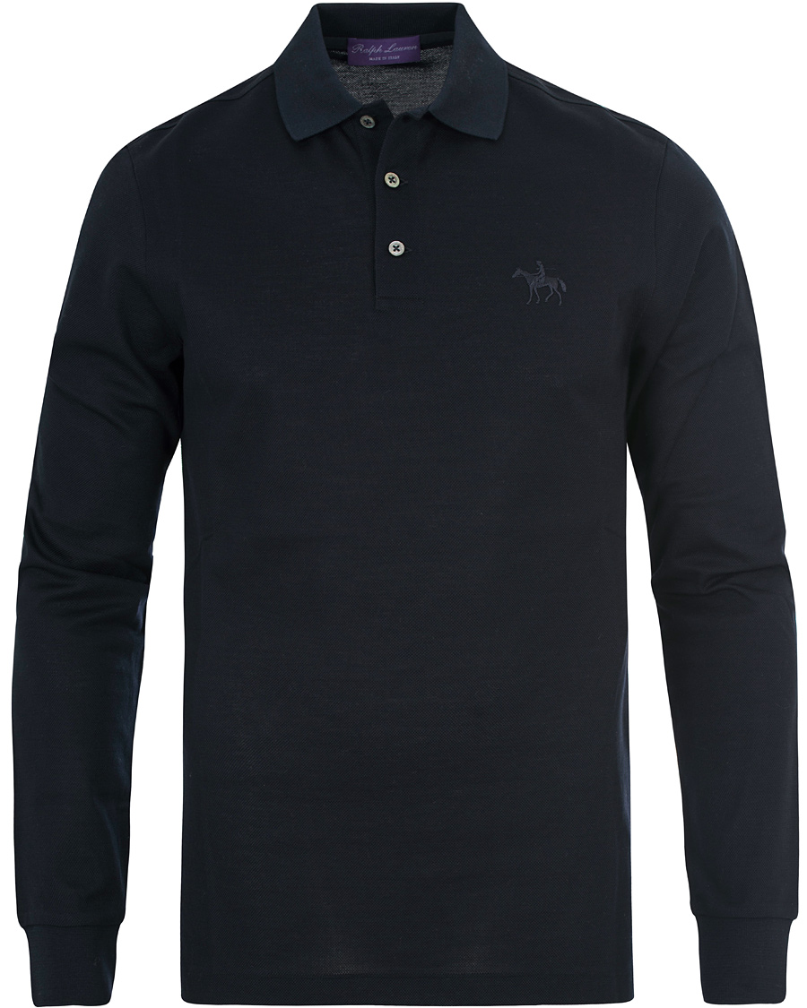 Herre | Gensere | Ralph Lauren Purple Label | Long Sleeve Polo Classic Chairman Navy