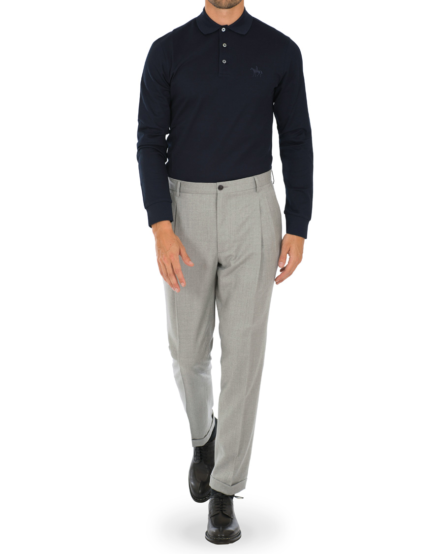 Herre | Gensere | Ralph Lauren Purple Label | Long Sleeve Polo Classic Chairman Navy