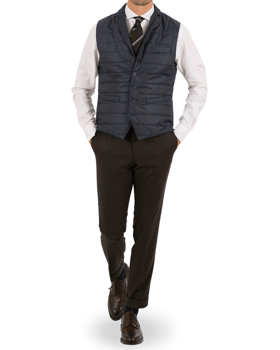 Herre | Jakker | Morris Heritage | Henry Quilted Waitscoat Navy