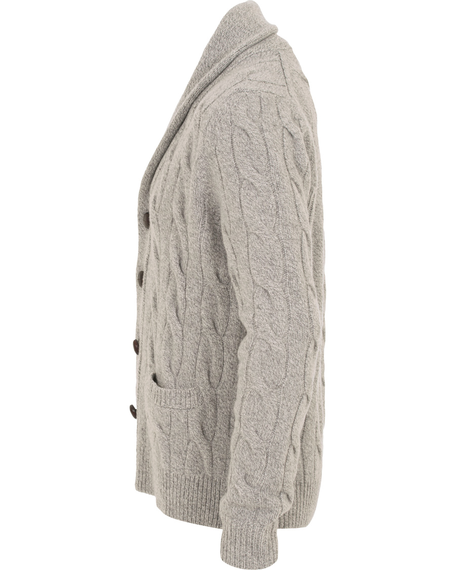Herre | Gensere | Morris Heritage | Cable Cardigan Grey