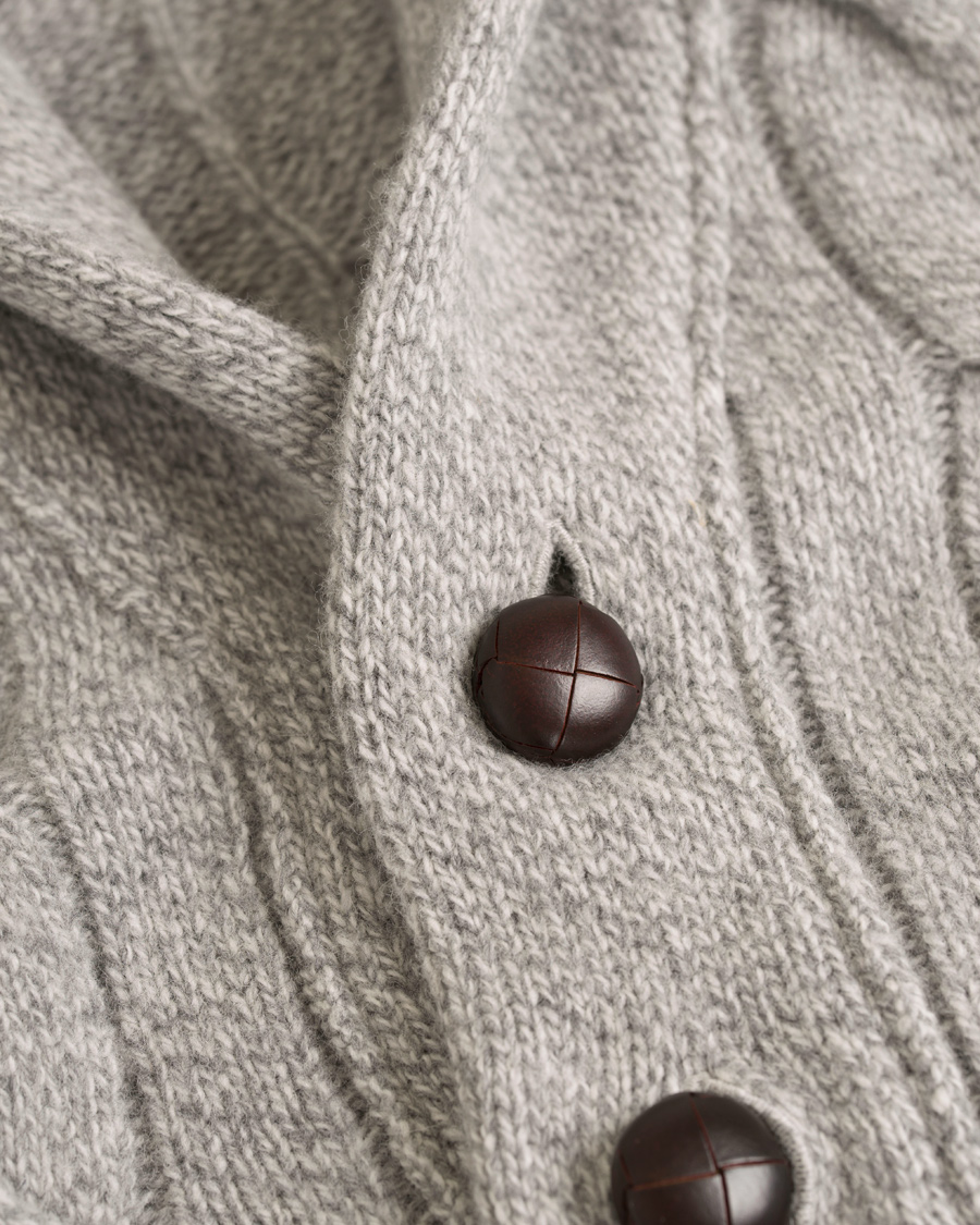 Herre | Gensere | Morris Heritage | Cable Cardigan Grey