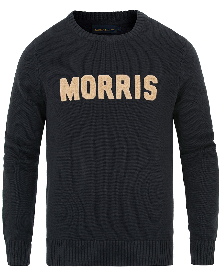 Herre | Gensere | Morris | Logo Crew Neck Old Blue