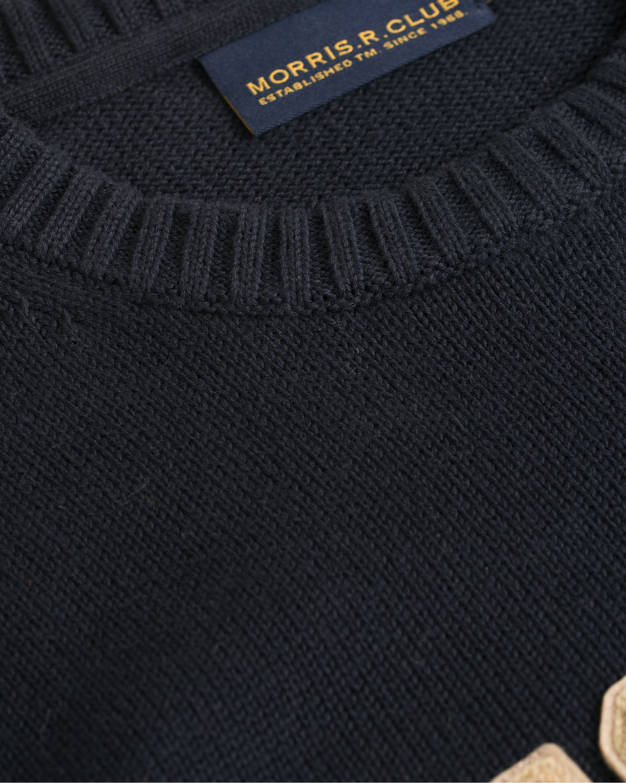 Herre | Gensere | Morris | Logo Crew Neck Old Blue