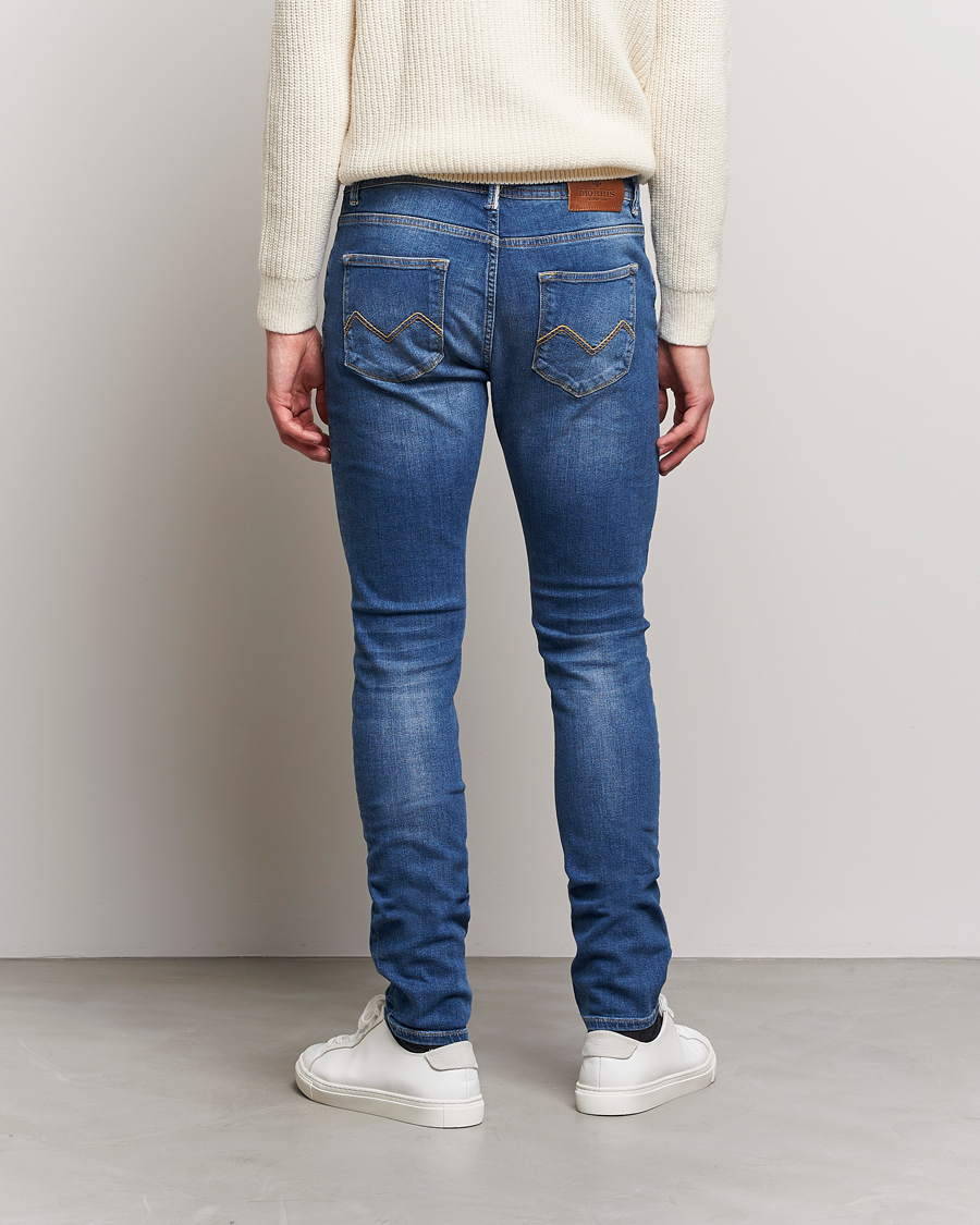 Herre | Jeans | Morris | Triumph Slim Fit Stretch Jeans Mid Blue