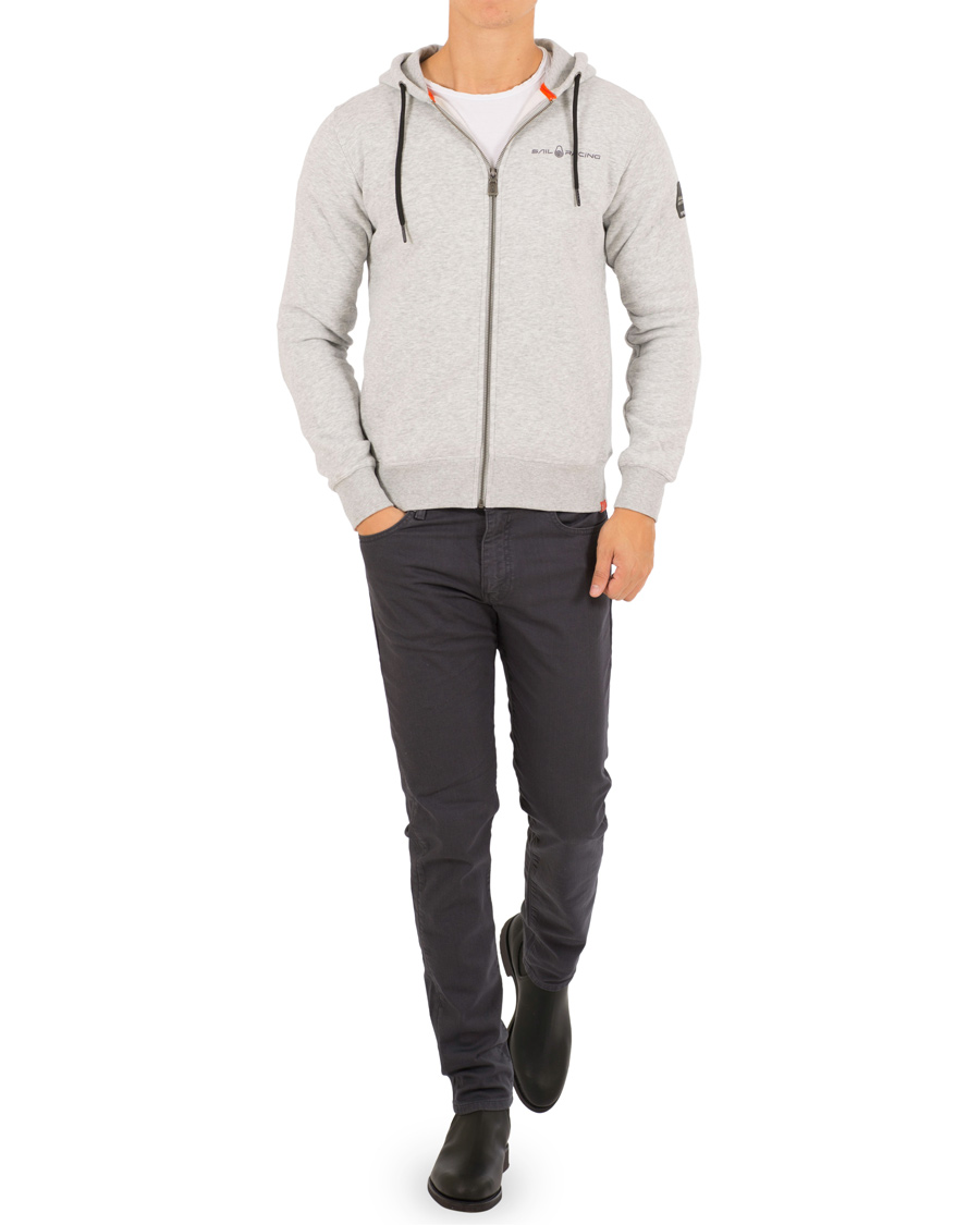Herre | Gensere | Sail Racing | Antarctica Zip Hoodie Grey Melange