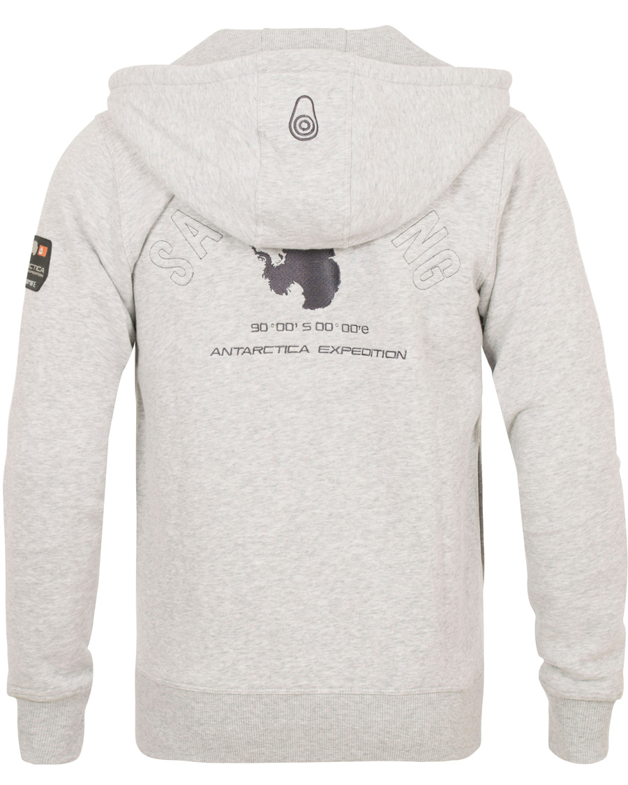 Herre | Gensere | Sail Racing | Antarctica Zip Hoodie Grey Melange