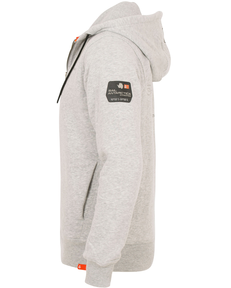 Herre | Gensere | Sail Racing | Antarctica Zip Hoodie Grey Melange