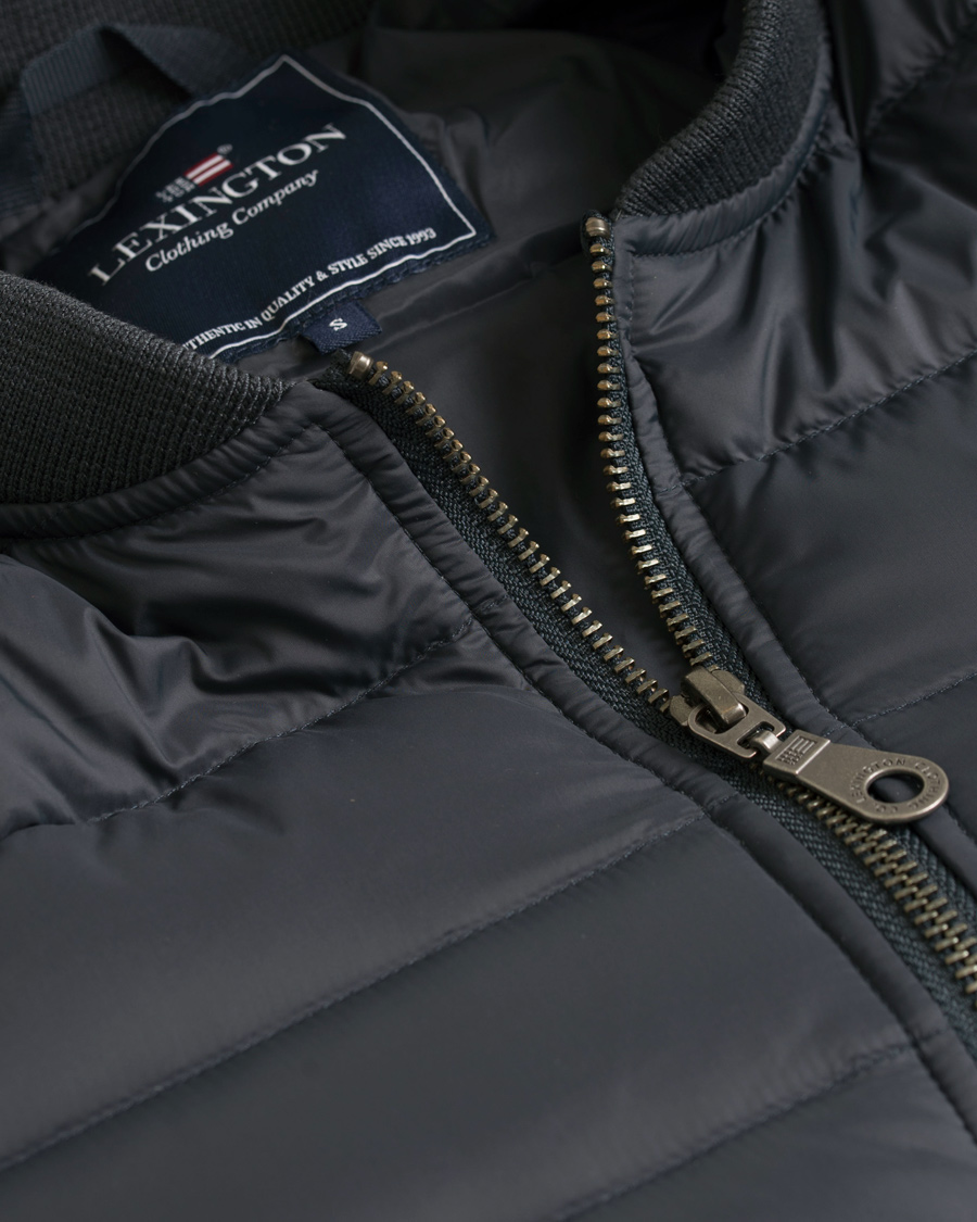 Herre | Jakker | Lexington | Aiden Bomber Jacket Deep Marine Blue