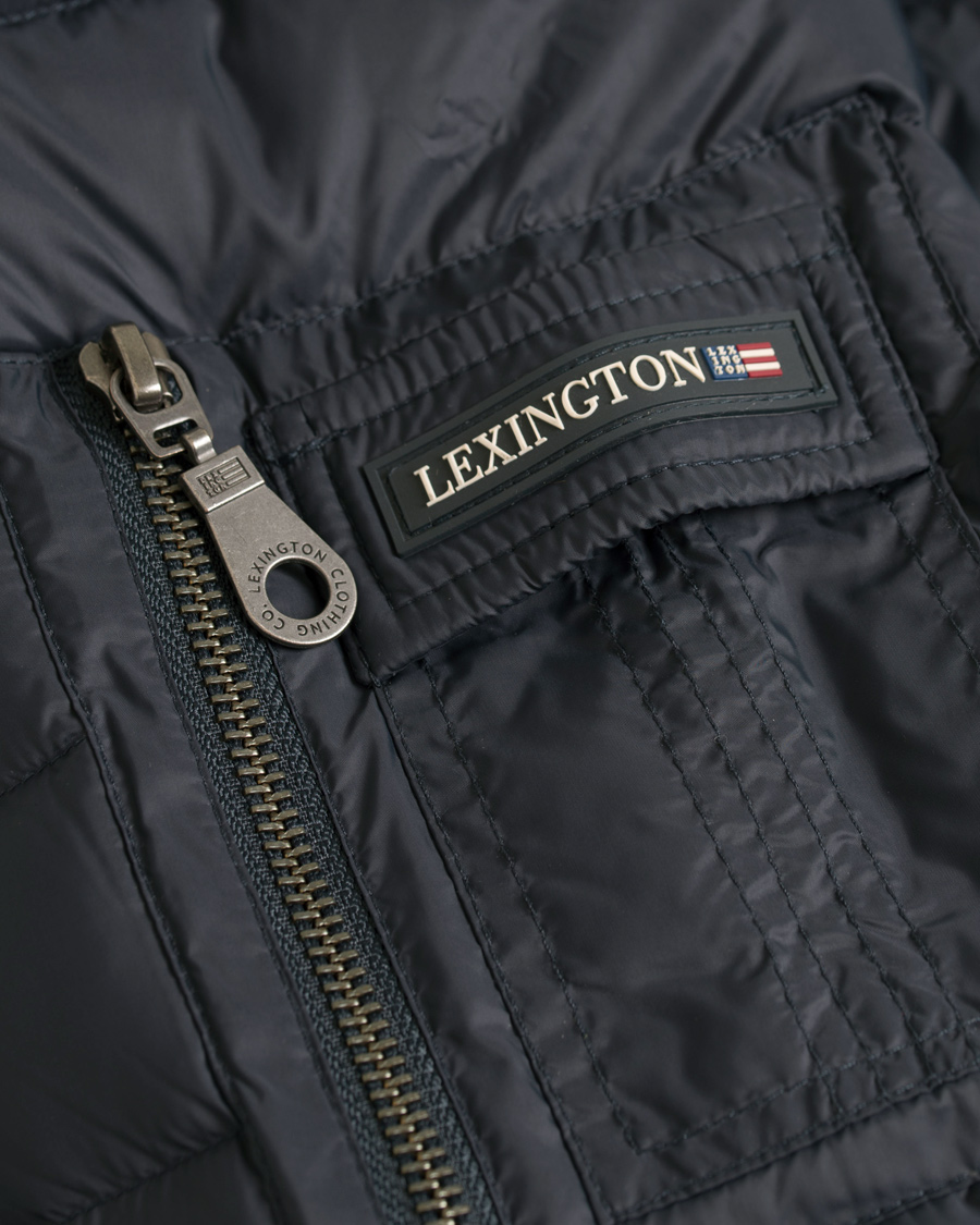 Herre | Jakker | Lexington | Aiden Bomber Jacket Deep Marine Blue